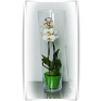 Wysoki wazon szklany KONISZ H-50 D-17 szlifowany - 8
