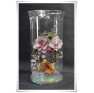 Flakon szklany, lampion Atena H-25 cm / szkło ekologiczne - 6
