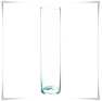 Tuba szklana, wazon cylindryczny H-40 cm D-8,5 cm / szkło ekologiczne - 2