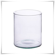 Tuba szklana, wazon cylindryczny H-20 cm D-15 cm / szkło ekologiczne - 2