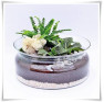 Salaterka szklana, miska 332-G1 H-12 cm D-22 cm / szkło ekologiczne - 6