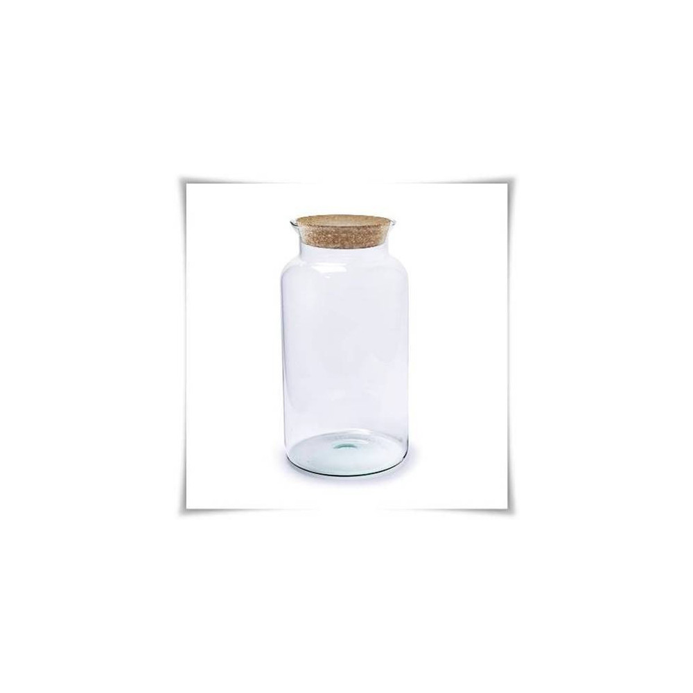 Słój szklany z korkiem W-332B H-35 cm D-19 cm / szkło ekologiczne - 2