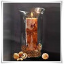 Flakon szklany, lampion Atena H-25 cm / szkło ekologiczne - 5