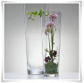 Wysoki wazon szklany KONISZ H-50 D-17 szlifowany - 3