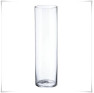 Wysoki wazon szklany cylinder H-60 cm D-15 cm zatapiany - 2