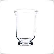 Świecznik szklany, lampion Mitras H-20 cm D-14 cm