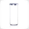 Pojemnik szklany cylinder H-30 cm D-10 cm z pokrywka metalową - 2